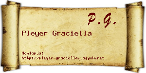 Pleyer Graciella névjegykártya